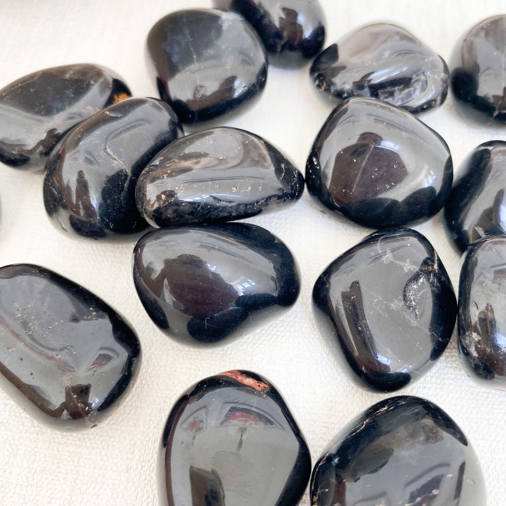 Tumbled sales black onyx