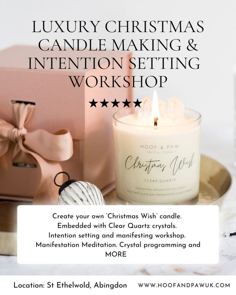 Luxury Christmas Candle Making and Intention Setting Workshop (Saturday 14th December)