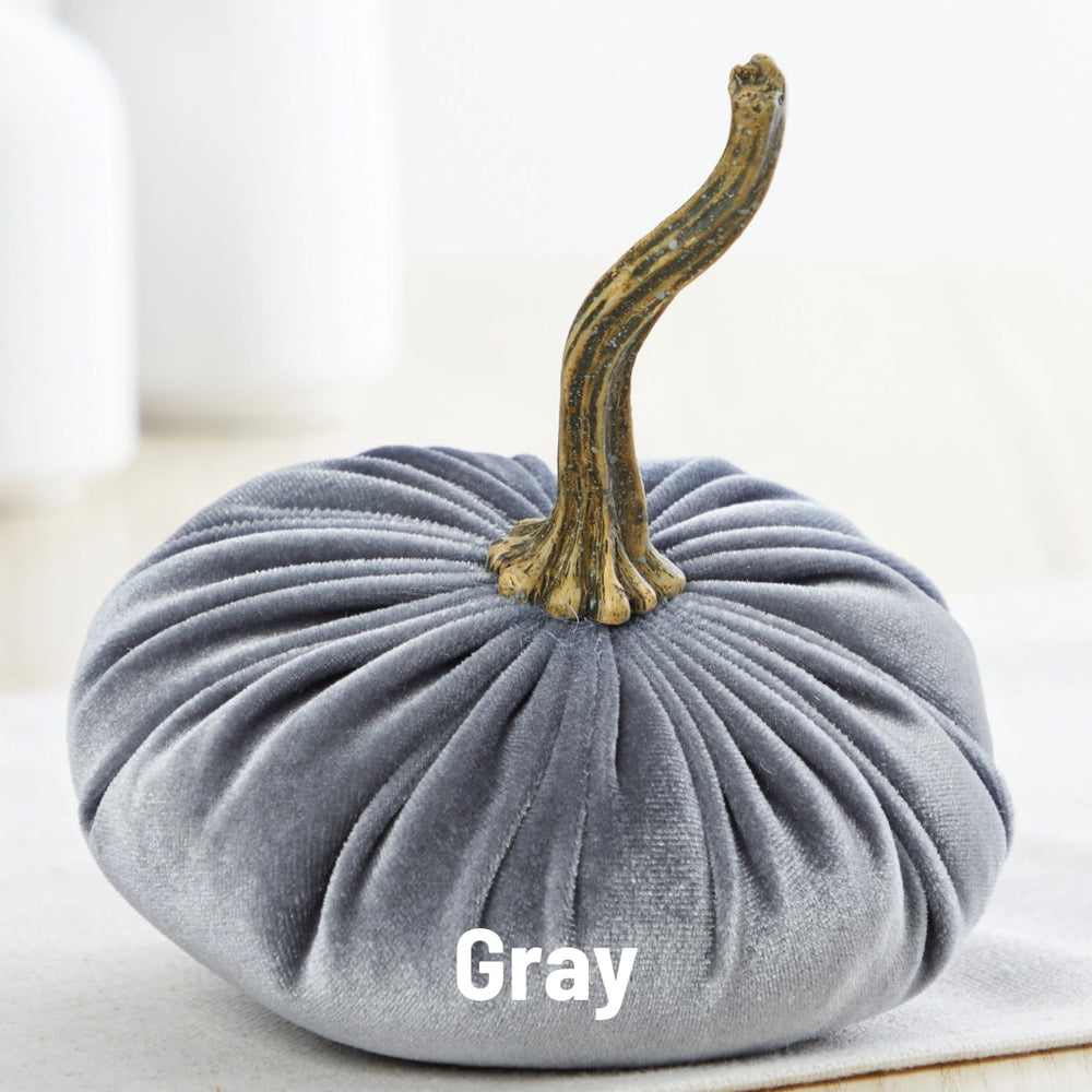 Handmade, Velvet Pumpkin Centrepiece - Small