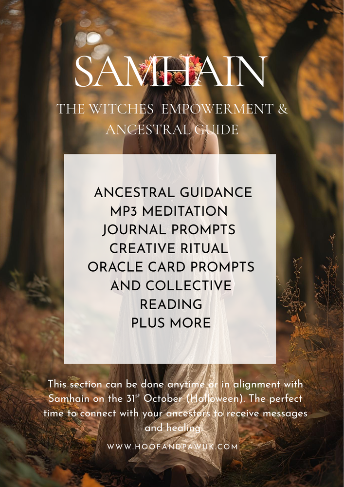 Samhain, Ancestral Empowerment Guide- Rituals, Workbook & Meditation