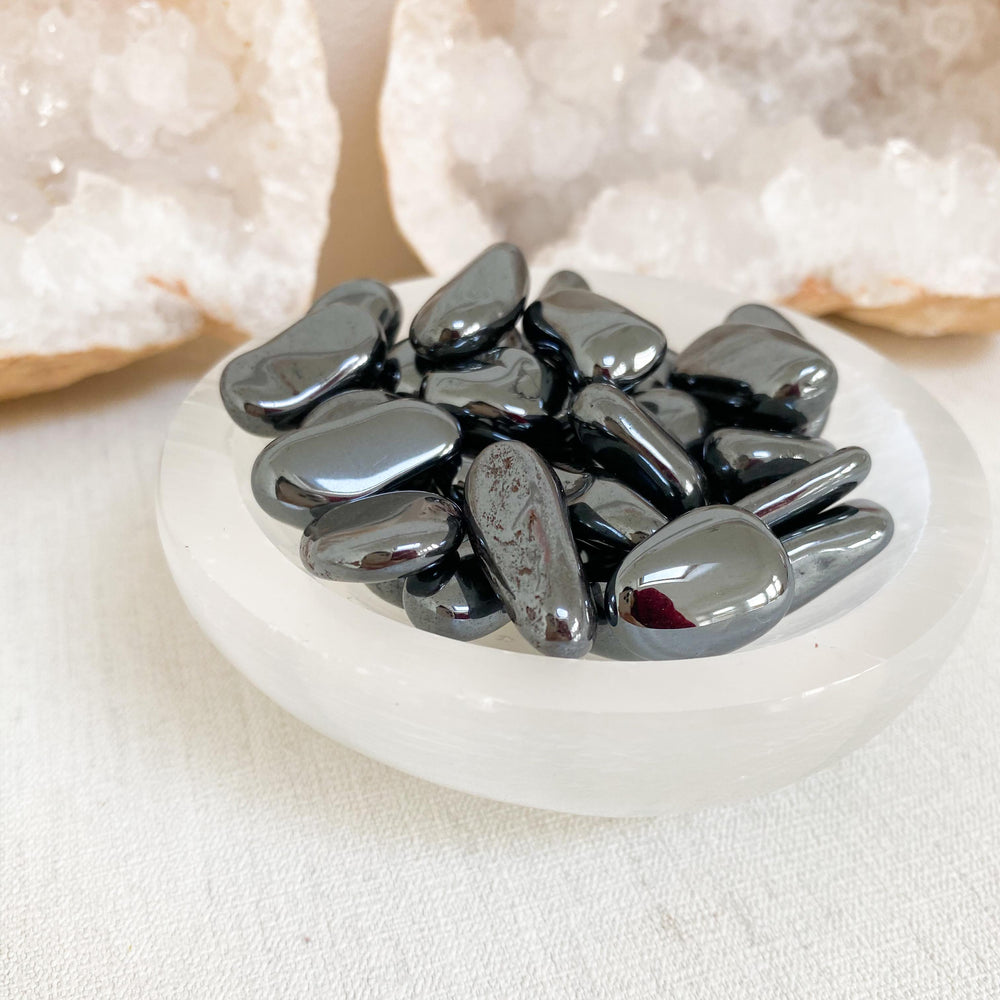 
            
                Load image into Gallery viewer, Small Hematite Tumble Stone
            
        