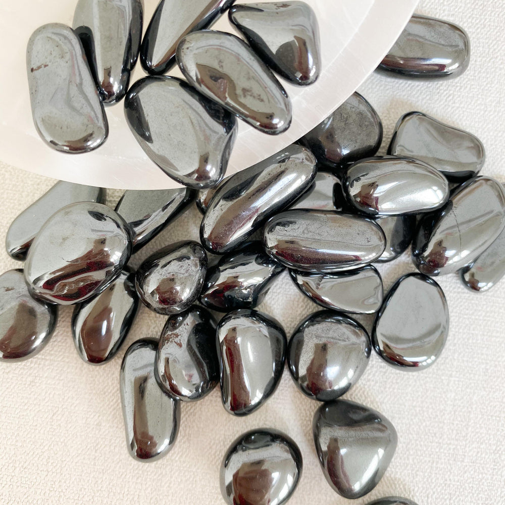 
            
                Load image into Gallery viewer, Small Hematite Tumble Stone
            
        