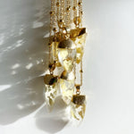 Guardian Shield Quartz Necklace with 22ct Gold flakes