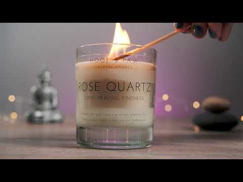 
            
                Load and play video in Gallery viewer, Rose Quartz, Essential Oil Crystal Candle
            
        
